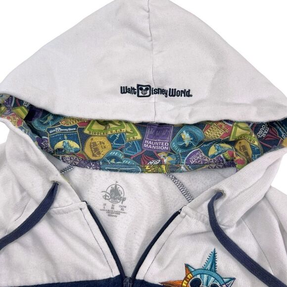 Disney Parks Compass Mickey Mouse Full Zip Hoodie Sweatshirt - Picture 4 of 13